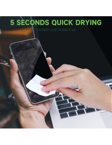 Toallitas de limpieza de lentes SNEMGOY 310 unidades prehumedecidas