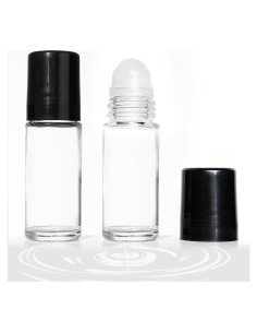 Botellas de Vidrio con Rodillo Cchenxxi 30ml 2pcs para Aceites