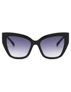 Gafas de sol estilo gato BRMHDY UV400 para mujeres - Negro