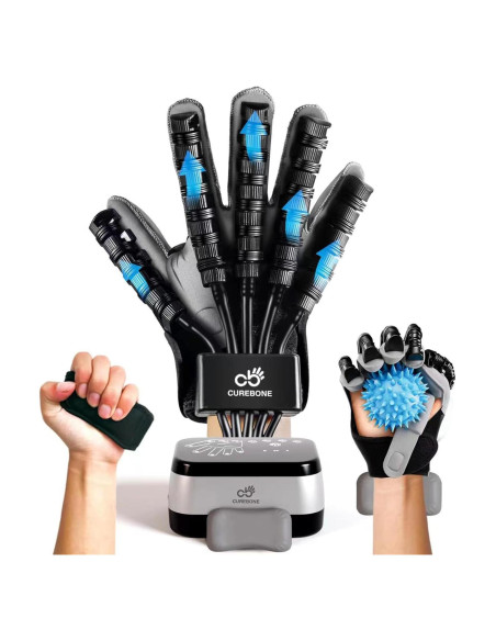 Guantes de Rehabilitación CUREBONE Mano Izquierda 8 Niveles