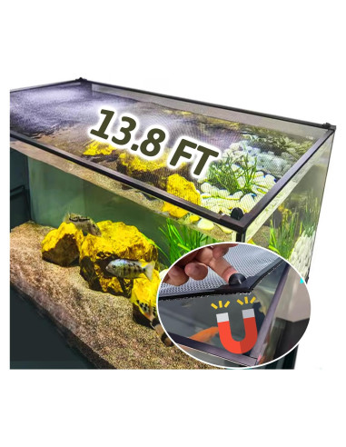 Cubierta de Red Antisalto Magnética FUYITE 4.2m Acuario