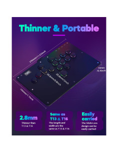 Controlador Arcade Sehawei R16 con 16 Botones y RGB 2