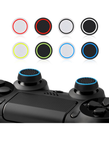 20 Piezas Agarre de Pulgar PEUTIER para PS5/PS4 Silicona