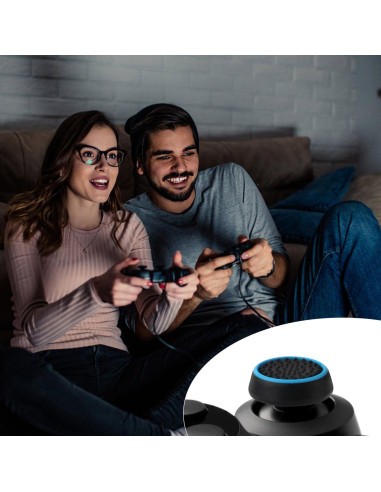 20 Piezas Agarre de Pulgar PEUTIER para PS5/PS4 Silicona