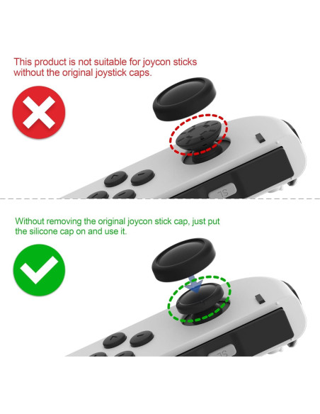 Tapa Joystick eXtremeRate para Nintendo Switch Lite - Gris