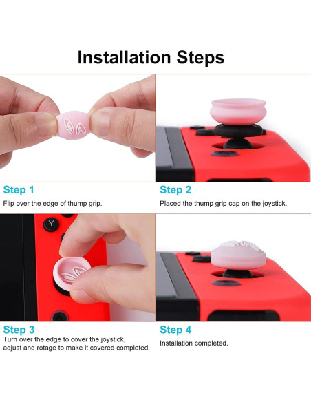 Tapones para Pulgar PERFECTSIGHT para Nintendo Switch Joycon