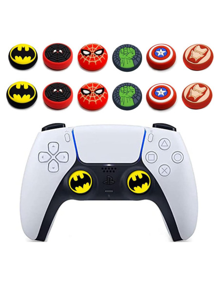 Cubierta de agarre analógico Jaees 12 piezas para PS5/PS4/Xbox