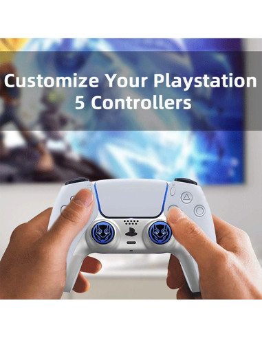 Cubierta de agarre analógico Jaees 12 piezas para PS5/PS4/Xbox