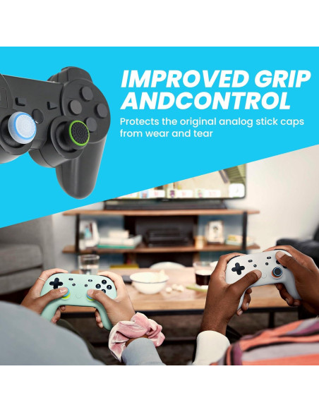 20 Tapas de Agarre de Pulgar Silicona DALQUIS Antideslizantes