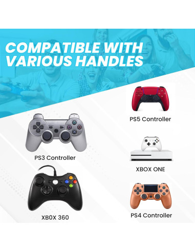 20 Tapas de Agarre de Pulgar Silicona DALQUIS Antideslizantes