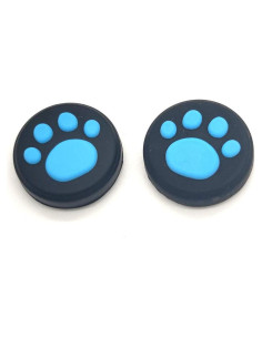 2 Tapas Silicona Joystick Ambertown Gato Azul para Switch