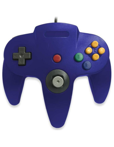 Controlador con cable Old Skool para Nintendo 64 - Azul
