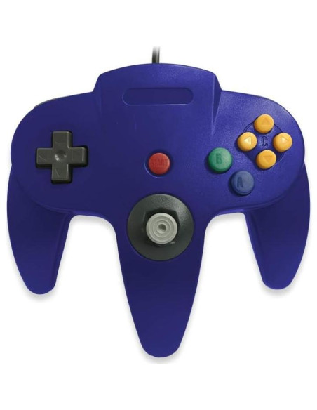 Controlador con cable Old Skool para Nintendo 64 - Azul