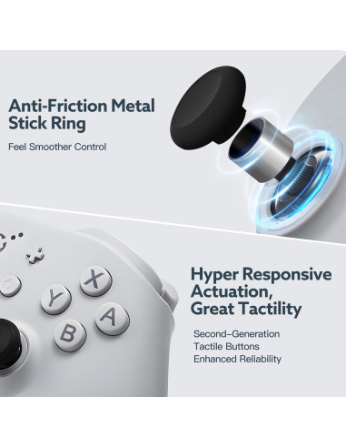 Controlador GuliKit KK3 Inalámbrico para Switch y PC