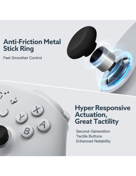 Controlador GuliKit KK3 Inalámbrico para Switch y PC