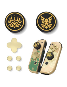 Tapas de Joystick NANANINO para Nintendo Switch Ojo Negro