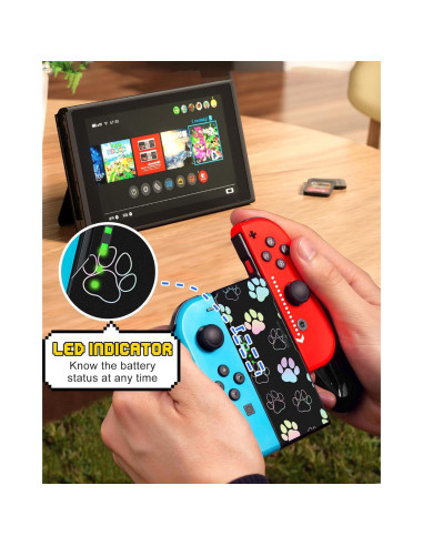 Agarre Joy-Con Lotadilo para Nintendo Switch - Diseño Huella