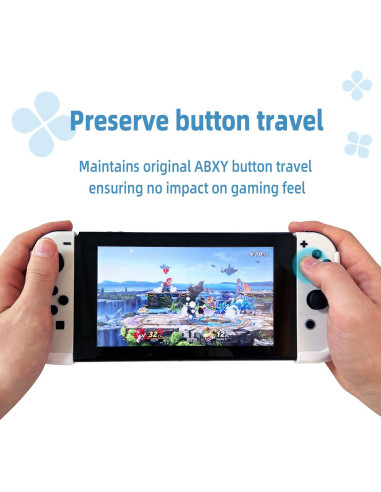 Agarradera Joy-Con MystiForge para Nintendo Switch, Antideslizante