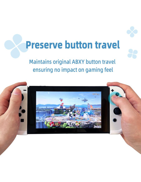 Agarradera Joy-Con MystiForge para Nintendo Switch, Antideslizante