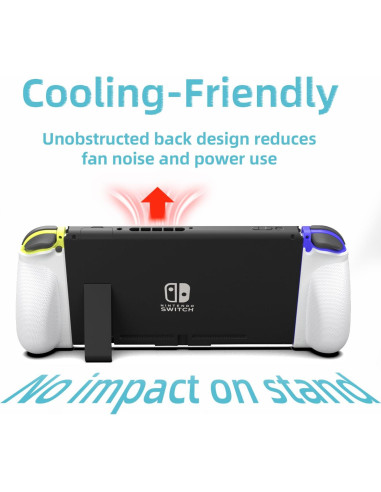 Agarradera Joy-Con MystiForge para Nintendo Switch, Antideslizante