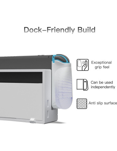 Agarradera Joy-Con MystiForge para Nintendo Switch, Antideslizante