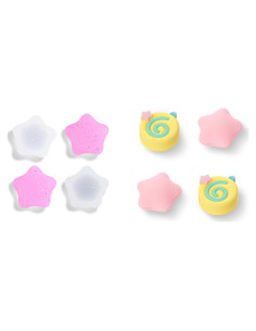 Tomas de Pulgar NANANINO para Nintendo Switch - 4PCS Estrellas