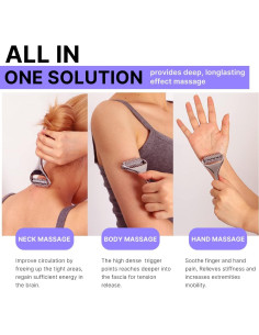 Rodillo de Masaje QooWo 13x4.8cm para Alivio Muscular 2