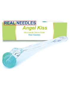 Rodillo Derma Angel Kiss 192 Agujas Titanio 0.30mm Facial
