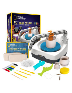 Rueda de Alfarería Blue Marble para Niños - Kit Completo