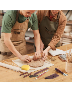 Juego de 8 herramientas de cerámica UUSYCUN para modelar 2