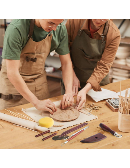 Juego de 8 herramientas de cerámica UUSYCUN para modelar