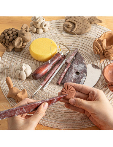 Juego de 8 herramientas de cerámica UUSYCUN para modelar