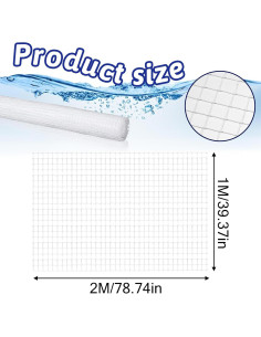 Malla Transparente para Acuario Bruislard 2x1m Reemplazo 2