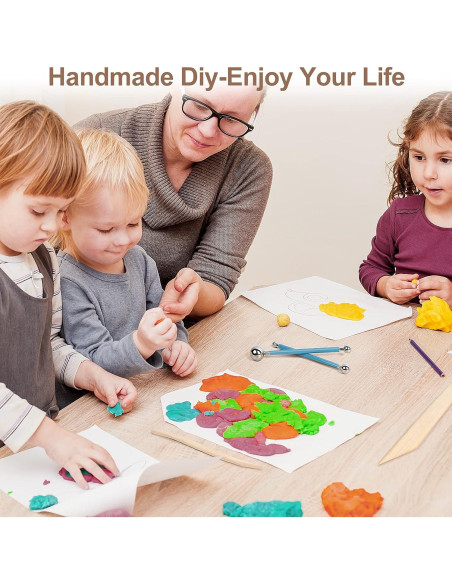 Juego de 12 Herramientas de Arcilla Nozomy para Cerámica