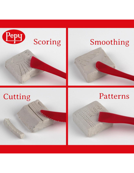 Juego de Herramientas de Escultura Pepy 35 Piezas para Arcilla