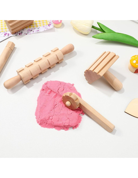 Juego de Herramientas de Madera Kisangel para Manualidades