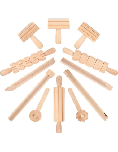 Juego de Herramientas de Madera Kisangel para Manualidades