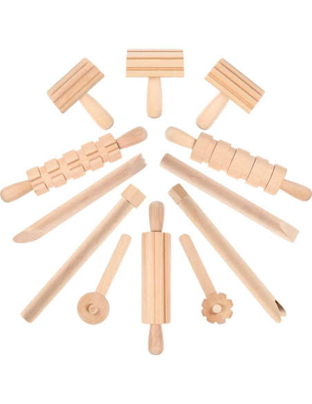 Juego de Herramientas de Madera Kisangel para Manualidades