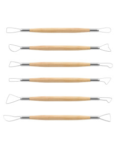 Juego de 6 Herramientas de Escultura Suiwotin para Arcilla