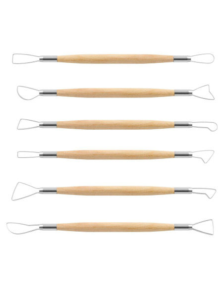 Juego de 6 Herramientas de Escultura Suiwotin para Arcilla