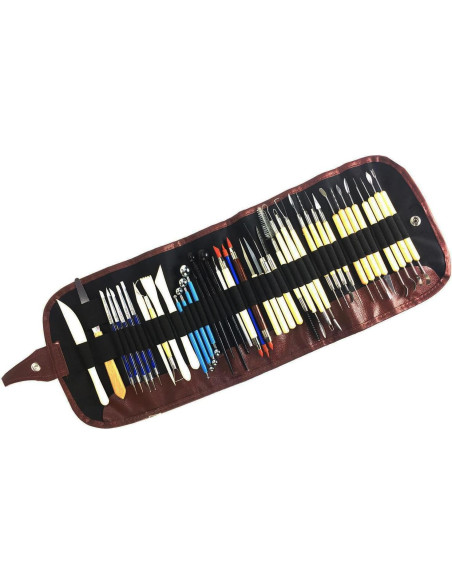 Juego de 43 Herramientas de Cerámica SWIT para Escultura