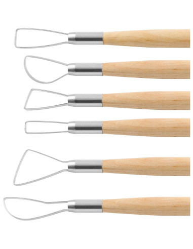 Juego de 6 Herramientas de Escultura Suiwotin para Arcilla
