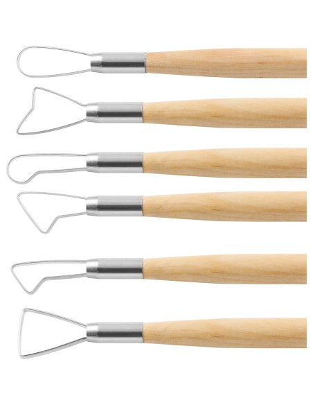 Juego de 6 Herramientas de Escultura Suiwotin para Arcilla