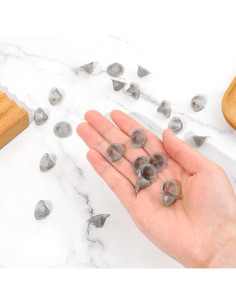 40 Filtros de Pantalla Cónica Acero Inoxidable MOZEAT 0.5 cm 2