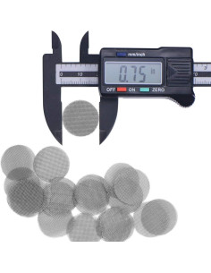 200 Piezas Pantallas de Tubo Krendr 1.91 cm Acero Inoxidable 2