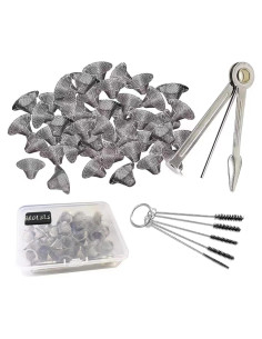 50 Piezas Pantallas de Tubo BAOLSLS 1.27 cm Acero Inoxidable