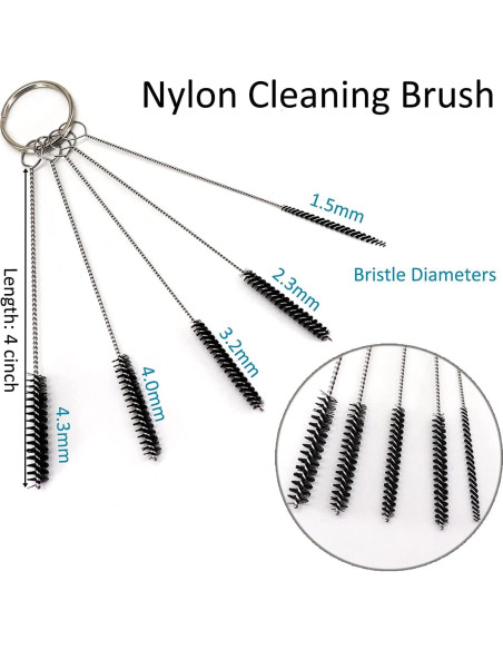 50 Piezas Pantallas de Tubo BAOLSLS 1.27 cm Acero Inoxidable