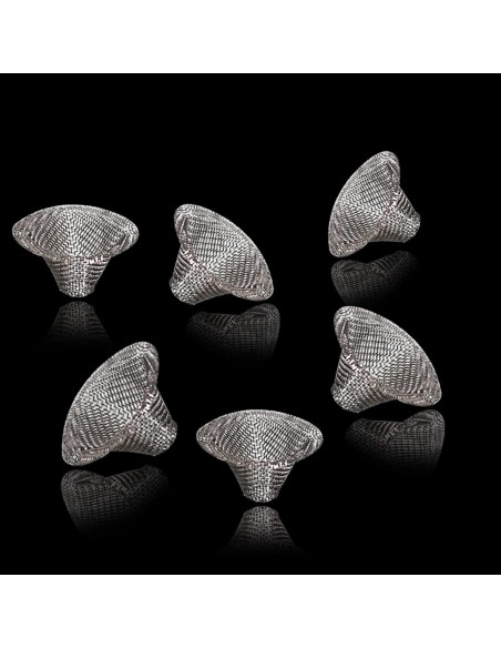 50 Piezas Pantallas de Tubo BAOLSLS 1.27 cm Acero Inoxidable