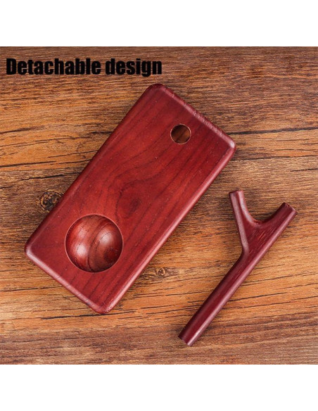 Soporte de Tabaco de Madera Tom's Wheezes para Pipa 12,7 cm