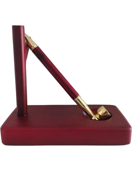 Soporte de Tabaco de Madera Tom's Wheezes para Pipa 12,7 cm